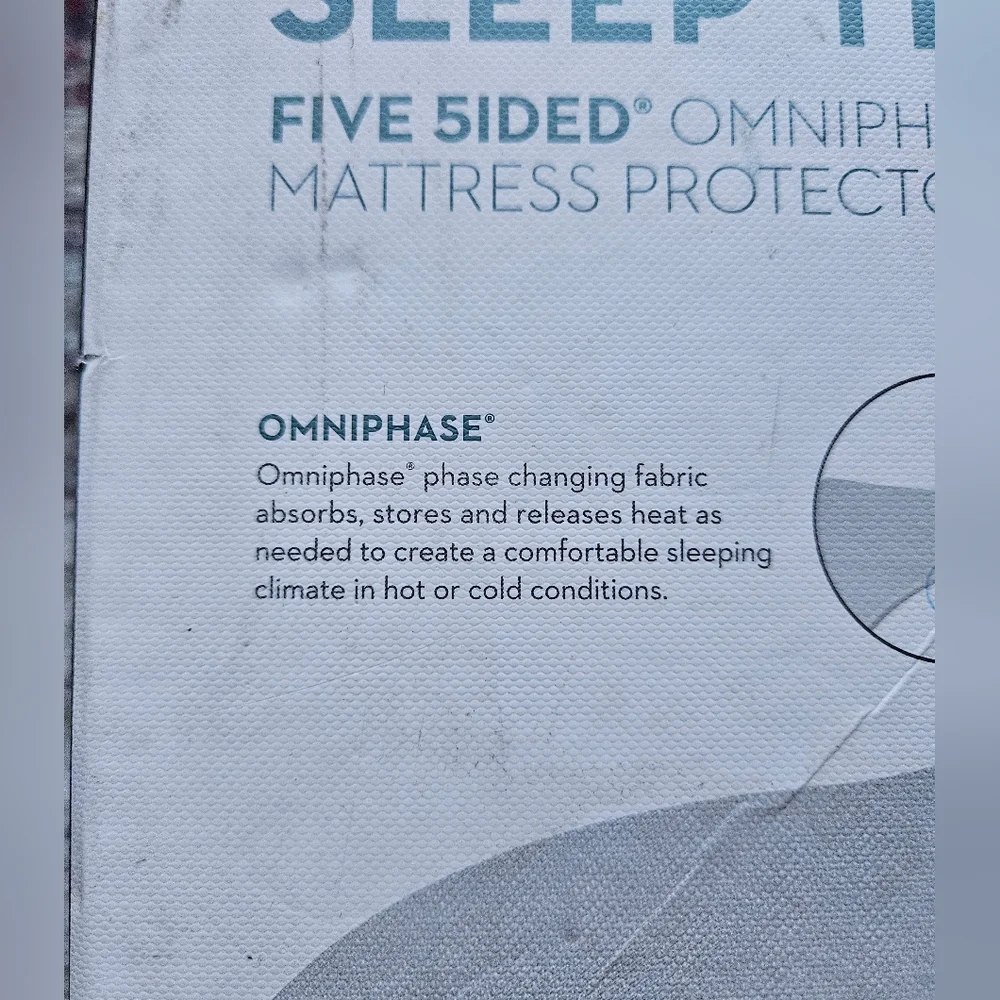 Malouf Sleep Tite Mattress Protector - White
